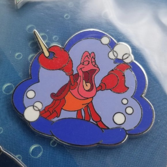 Disney's The Little Mermaid 7-Pin Set Disneyland Walt Disney World Parks - Picture 6 of 10